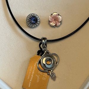 Magnolia and Vine Necklace